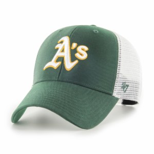 47 キャップ  メッシュキャップ '47 Brand フォーティセブン MVP Athletics Branson Green x White MLB CAP アスレチックス