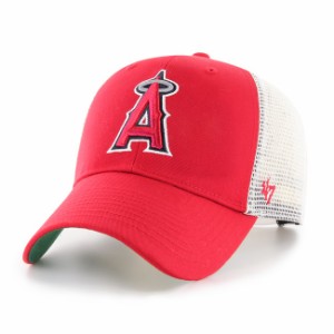 47 キャップ  メッシュキャップ '47 Brand フォーティセブン MVP Angels Branson Red x White MLB CAP ロサンゼルス・エンゼルス 