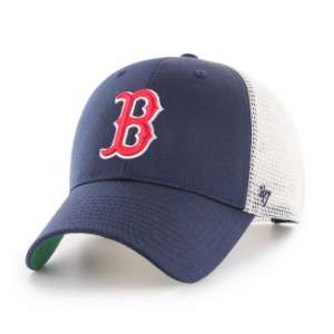 47 キャップ  メッシュキャップ '47 Brand フォーティセブン MVP Red Sox Branson Navy x White MLB CAP ボストン・レッドソックス 