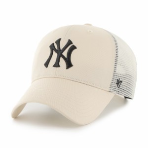 47 キャップ  メッシュキャップ '47 Brand フォーティセブン MVP Yankees Branson Natural x Natural (Black Logo) MLB CAP ヤンキース 