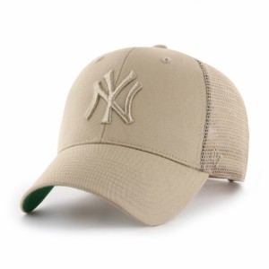 47 キャップ  メッシュキャップ '47 Brand フォーティセブン MVP Yankees Branson Khaki x Khaki (Tonal Logo) MLB CAP ヤンキース 