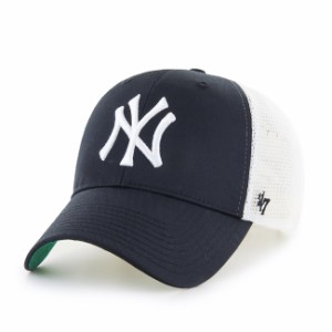 47 キャップ  メッシュキャップ '47 Brand フォーティセブン MVP Yankees Branson Black x White MLB CAP ニューヨーク ヤンキース