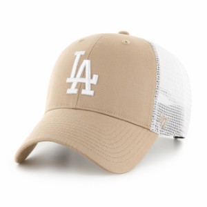 47 キャップ  メッシュキャップ '47 Brand フォーティセブン MVP Dodgers Branson Khaki x White MLB CAP LA ロサンゼルス・ドジャース 