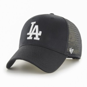 47 キャップ  メッシュキャップ '47 Brand フォーティセブン MVP Dodgers Branson Black x Black (White Logo) MLB CAP LA ドジャース 