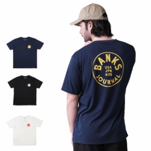 ドライ素材 Tシャツ BANKS JOURNAL バンクス CIRCLE SURF TEE 速乾性 メンズ 半袖T サーフTEE