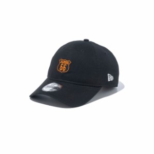 ニューエラ キャップ NEW ERA 9TWENTY 920 ROUTE66 ルート66 Black ブラック メンズ レディース 帽子 アジャスタブル サイズ調整可能