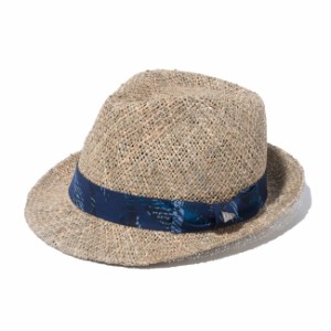 ニューエラ  ハット  NEWERA GOLF THE TRILBY SEAGRASS NAVY-CAMO トリルビー ペーパーハット ストローハット