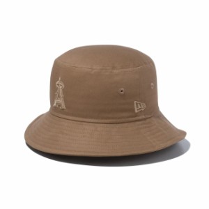 ニューエラ バケットハット NEW ERA Bucket-01 Tonal Logo Los Angeles Angels Khaki ロサンゼルス・ドジャース トナルロゴ ハット バケ