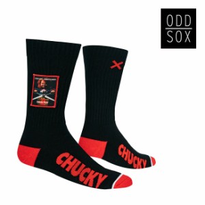 ソックス ODD SOX オッドソックス CHUCKY PATCH チャッキー チャイルド・プレイ SOCKS 靴下 クルー丈 メンズ レディース