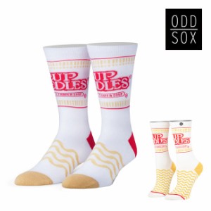 ソックス ODD SOX オッドソックス CUP NOODLES カップヌードル SOCKS 靴下 クルー丈 メンズ レディース