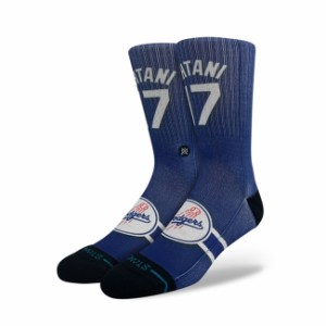 スタンス ソックス STANCE JERSEY OHTANI 2 MLB ロサンゼルス ドジャース 大谷翔平モデル クルー丈 SOCKS 靴下 メンズ レディース