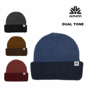 ビーニー  AUTUMN オータム DUAL TONE BEANIE 23-24 ニット帽 SNOWBOARD スノーボード SKATE SK8