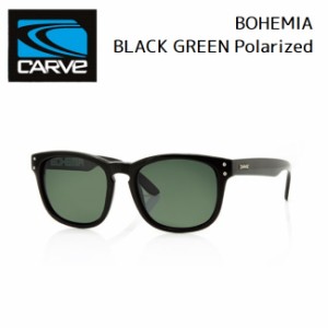 サングラス CARVE BOHEMIA GLOSS BLACK / GREEN POLARIZED カーブ ボヘミア 偏光レンズ SUNGLASS