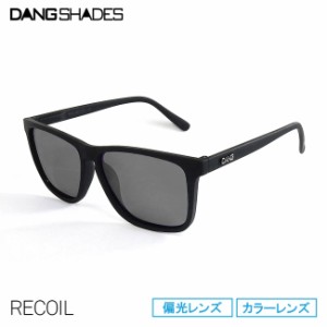 サングラス DANG SHADES ダン・シェイディーズ RECOIL / Black Soft x Black Smoke Polarized(vidg00376