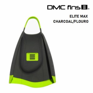 フィン DMC ELITE MAX FIN (CHARCOAL/FLOURO) スイムフィン 足ひれ ボディボード 水泳 スノーケリング ボディサーフィン 