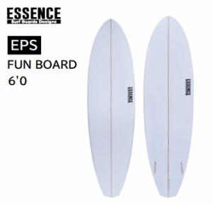 サーフボード ESSENCE SURFBOARD FUN BOARD 6'0 CLEAR EPS ファンボード