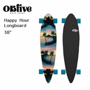 サーフスケート OBFIVE オービーファイブ HAPPY HOUR LONGBOARD 38 クルーザー ロングスケートボード コ