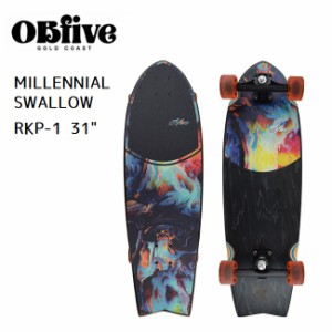 サーフスケート OBFIVE オービーファイブ MILLENNIAL SWALLOW SURF SKATE 31 (RKP-1) サーフスケート コ