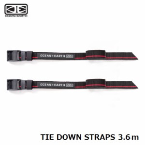 サーフボードラック OCEAN&EARTH TIE DOWN STRAPS 3.6m オーシャンドアース タイダウン