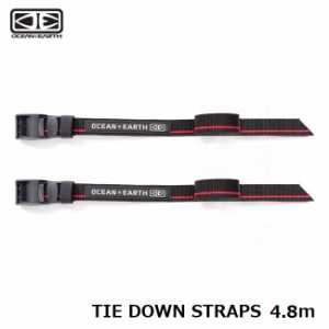 サーフボードラック OCEAN&EARTH TIE DOWN STRAPS 4.8m オーシャンドアース タイダウン