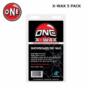 チューンナップ ONEBALLJAY X-WAX 5PACKS (MINERAL SPEED ADDITIVES) ONE MFG スノーボード用ワックス 