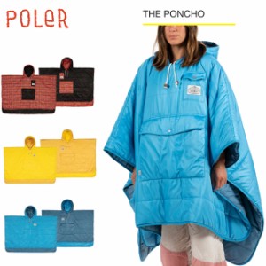 ポンチョ ポーラー POLer PONCHO アウトドア キャンプ 防寒