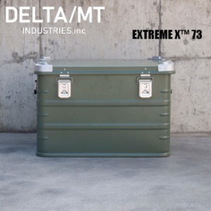 アルミ コンテナボックス DELTA / MT Extreme X 73 / ダークグリーン キャンプ アウトドア インテリア 