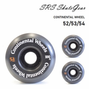 スケートボード ウィール SRS SKATEGEAR CONTINENTAL WHEEL SIDE CUT 51・52・53・54 100A SK8 スケボー タイヤ 