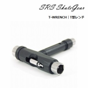 スケートボード 工具 SRS SKATEGEAR T-WRENCH  T型レンチ BLACK SK8 スケボースケボー工具 Tレンチ Ｔ字レンチ