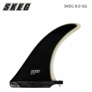 サーフィン フィン SKEG ORIGINAL FIN GG SPEEDRER 8.0 (BLK/CLR) シングルフィン センターフィン ロン