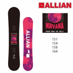 予約 アライアン スノーボード ALLIAN NIRVANA 24-25 ニルバーナ ダブルキャンバー オールラウンド スノボ スノボ