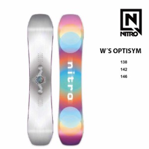 ナイトロ スノーボード NITRO W'S OPTISYM  オプティシム 23-24 キャンバー Twin 板 レディース パーク フリースタイル