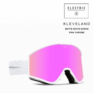 ゴーグル エレクトリック ELECTRIC KLEVELAND MATTE WHITE NURON / PINK CHROME CONTRAST 23-24 クリーブラン