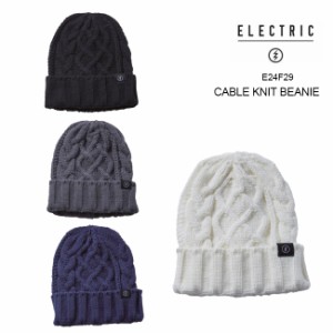 ビーニー ELECTRIC エレクトリック CABLE KNIT BEANIE ニット帽  スノーボード 防寒 23-24