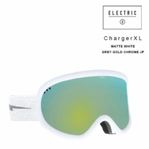 ゴーグル エレクトリック ELECTRIC CHARGER XL MATTE WHITE 23-24 チャージャーエックスエル JAPAN FIT エレク スノボ スキー