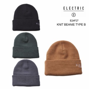 ビーニー ELECTRIC エレクトリック KNIT BEANIE TYPE B ニット帽  スノーボード 防寒 23-24