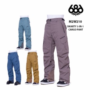 パンツ 686 SIX EIGHT SIX SMARTY 3-IN-1 CARGO PANT 23-24 MENS メンズ スノボ ウェア