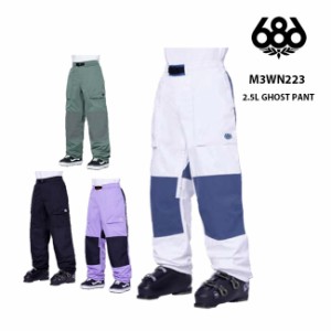 パンツ 686 SIX EIGHT SIX  2.5L GHOST PANT 23-24 MENS メンズ スノボ ウェア