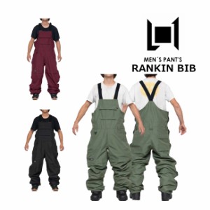 エルワン ビブパンツ L1 RANKIN BIB PANT 23-24 ランキン ビブ パンツ スノーボード ウェアー メンズ