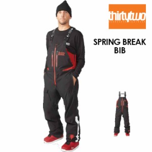 サーティーツー ビブ THIRTYTWO SPRING BREAK BIB 23-24 ビブパンツ スノーボード ウェアー 