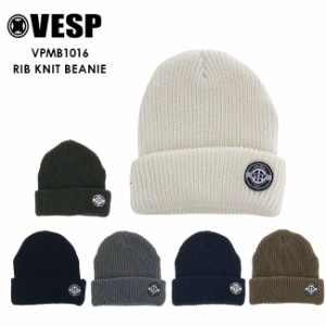 べスプ VESP RIB KNIT BEANIE (VPMB1016) 22-23 ビーニー ニット ニット帽 スノーボード SNOWBOARD