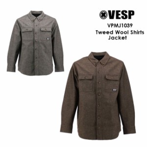 べスプ VESP TWEED WOOL SHIRTS JACKET  VPMJ1039 23-24 スノーボードウェア ジャケット ウェアー