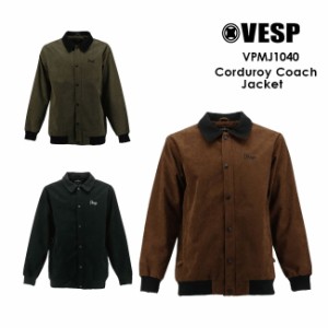 べスプ VESP CORDUROY COACH JACKET VPMJ1040 23-24 スノーボードウェア ジャケット ウェアー