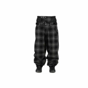 予約 べスプ VESP  CHECK WIDE JOGGER PANTS BLACK VPMP1052 24-25 スノーボードウェア パンツ ウェアー