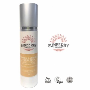 日焼け止め SUNBERRY Organics Vitamin Everyday Sunscreen 普段用 サンベリー オーガニック サンスクリーン 全成分自然由来 クリームタ