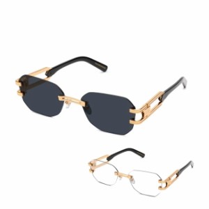 サングラス 9five ROYALS LITE Black & 24K Gold Sunglasses ロイアルライト ブラック リムレス 24Kゴールド HIP HOP界やNBAからも支持