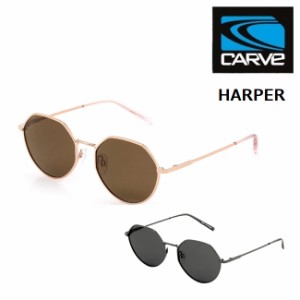 サングラス カーブ CARVE HARPER ハーパー 偏光レンズ SUNGLASS メンズ レディース ラウンドフレーム ワイヤーフレーム