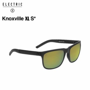 エレクトリック 偏光サングラス ELECTRIC KNOXVILLE XL S / MATTE BLACK / M GREEN POLAR+ Sライン 釣り