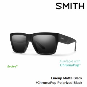 サングラス スミス SMITH Lineup Matte Black CP-Polar Black 偏光レンズ スポーツサングラス スノーボード スキー 登山 アウトドア 釣り