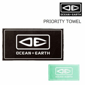 ビーチタオル OCEAN&EARTH PRIORITY TOWEL サーフィン サーフ 着替え 100%コットン